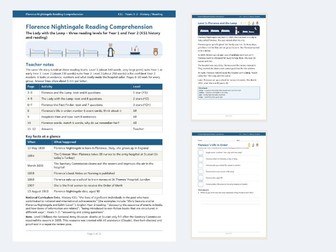 Florence Nightingale Reading Comprehension KS1