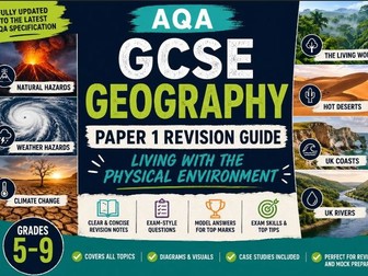 AQA GCSE Geography Paper 1 Mastery Revision Pack
