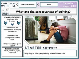 What are the consequences of bullying?