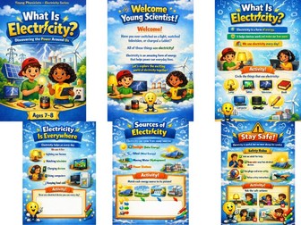 What Is Electricity? | KS2 Science Workbook with STEM Activities and Printable Worksheets (Ages 7–8)