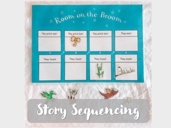 Story Sequencing - Room on the Broom (Julia Donaldson)