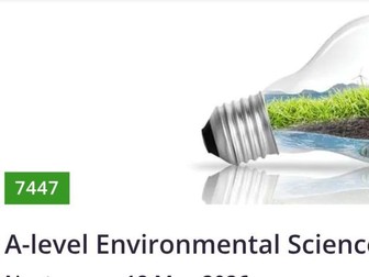 AQA Environmental Science 3.2.3 The Lithosphere