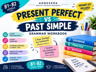 Present Perfect vs Past Simple | B1–B2 Grammar Workbook