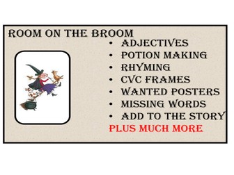 Room on the Broom Literacy Resources