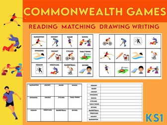 Commonwealth Games Activity Sheets KS1