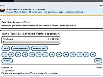 EDEXCEL GCSE BUSINESS INTERVENTION HUB