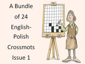 A Bundle of 24 English-Polish Crossmots