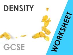 Density - Worksheet | Teaching Resources