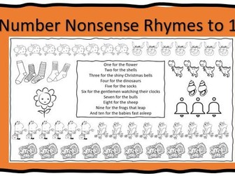 Number Nonsense Rhymes to 10
