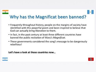 Why is the Magnificat banned?