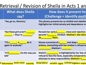 An Inspector Calls - Revision Bundle