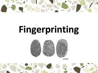 Level 3 Science Forensics BTEC Fingerprint Lesson Series (3 Lessons)