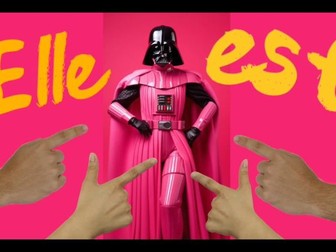 The verb "être" in the present tense + personal pronouns