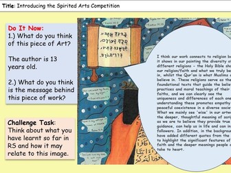 Spirited Arts Competition 2025