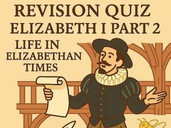 GCSE Elizabeth I – Part 2 Quiz (Multiple Choice, Answers Included)
