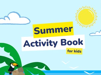 Summer Activity  Book For Kids.