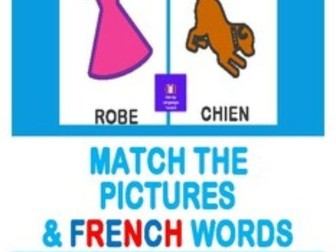 Match The Pictures & French Words