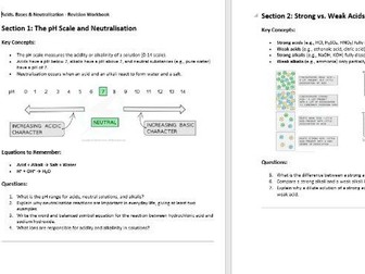 GCSE Chemistry Topic Specific Workbooks (Revision)