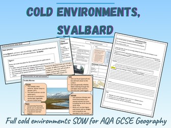 Cold Environments  - AQA GCSE SOW