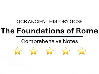 Rome Notes - OCR Ancient History GCSE