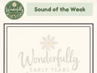 Sound of the Week