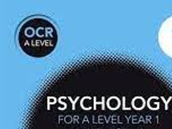 Rm and All Main Areas Ocr Psychology