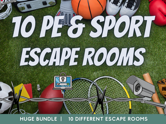 PE and Sport Escape Rooms