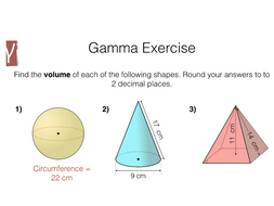 Homework volume of pyramids cones and spheres picture