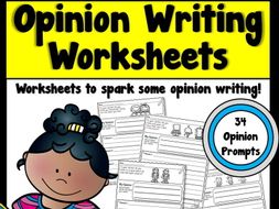 Opinion Writing Worksheets