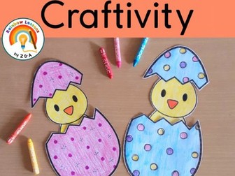 Easter Crafts | Easter Chick Craft | Easter Activities | Easter Egg Crafts