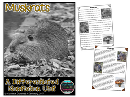 Differentiated Nonfiction Unit: Muskrats