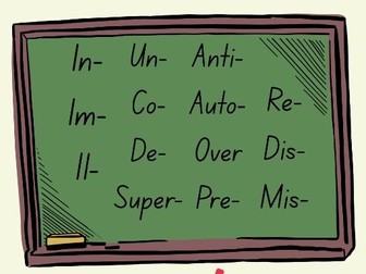 Prefix display / revision poster