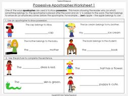 Possessive Apostrophes - Year 2 | Teaching Resources