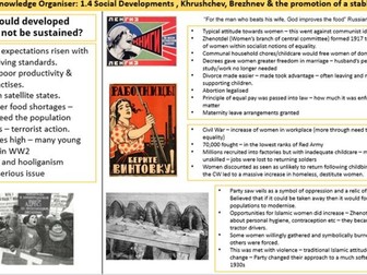 Knowledge Organiser Edexcel AS&A Level History Communist States in the C20th Social Developments