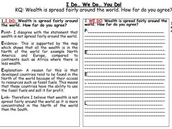 How is wealth distributed around the world?