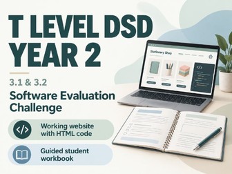 T Level DSD Year 2 Interactive Activity