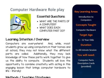 Computer Hardware Roleplay Activity