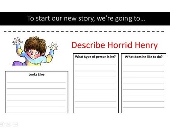 Horrid Henry creative writing