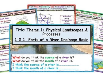 WJEC GCSE Theme 1: L1: River Landscapes: Drainage Basins