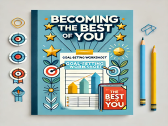 "Goal-Setting and Habits Worksheet with  for KS2"