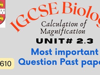 IGCSE Biology 0610  Magnification Handout