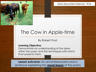 Robert Frost - The Cow in Apple-Time
