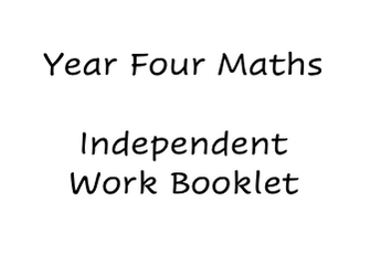 Year Four Maths Booklet