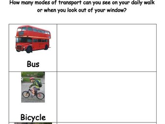 Transport Tally Chart