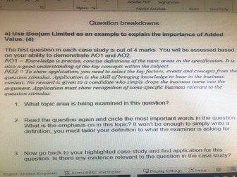 CCEA AS EXAM TECHNIQUE BOOKLET