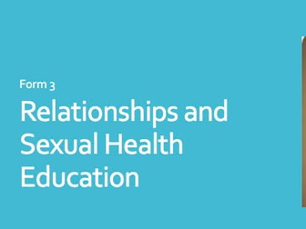 RSE - Healthy relationships, Identity, Media and Contraception