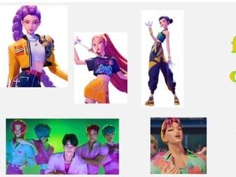 Kpop Demon Hunters character Description