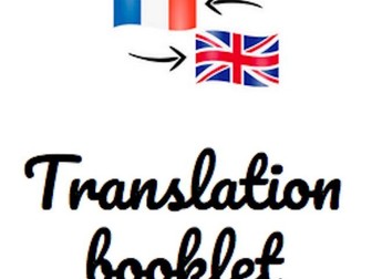 A-Level French Translation Booklet