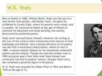 W.B. Yeats Poetry