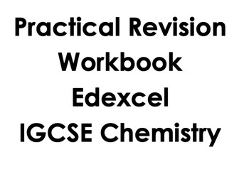Edexcel IGCSE Chemistry Practical Workbook